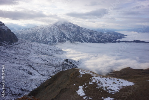Snowy Peaks of Shahdag Mountains, Azerbaijan