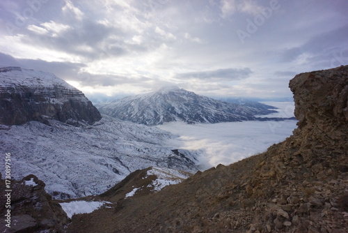 Snowy Peaks of Shahdag Mountains, Azerbaijan