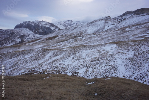 Snowy Peaks of Shahdag Mountains, Azerbaijan