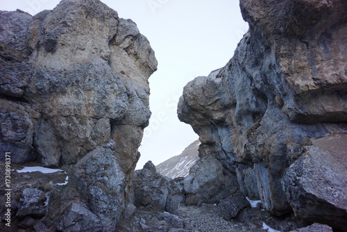 Snowy Peaks of Shahdag Mountains, Azerbaijan