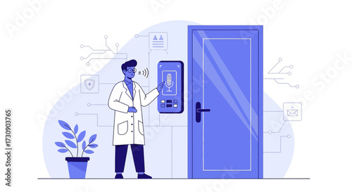 Smart Home Access with Voice Recognition Technology for Modern Security Systems