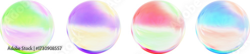 Bubble gum inspired pink serum spheres 3D vector collection with skincare essence and moisture drops.