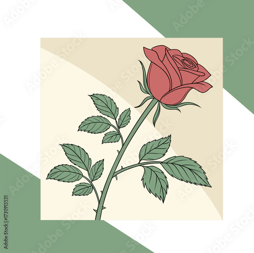 Flowers and Leaves Design Elements