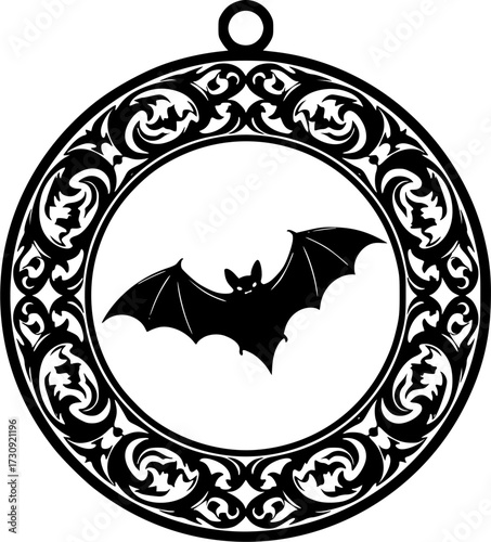 halloween set with frames, vector
