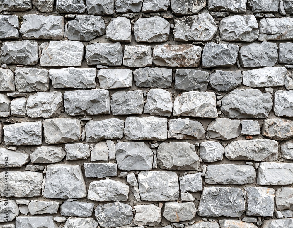 Fototapeta premium Gray stone wall texture