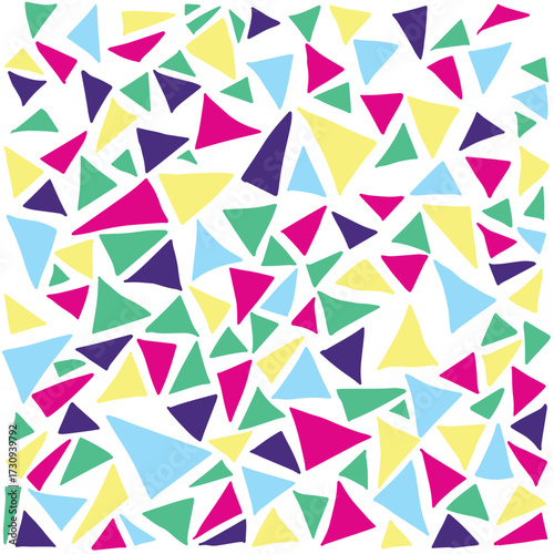 seamless geometric pattern, Festive pattern, birthday, confetti.
