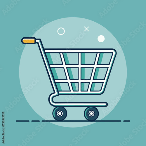 Minimalist Shopping Cart Icon