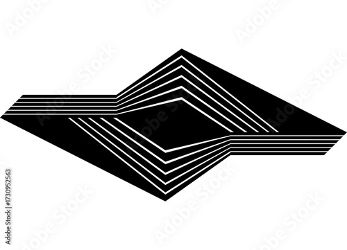 Black Vector pattern of thick broken retro lines.on a white background. Sports background. Design element.for covers, advertising, packaging. Place pennant, shield, label. Logo