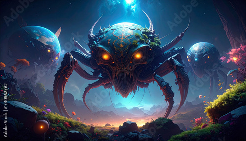 Microscopic alien world