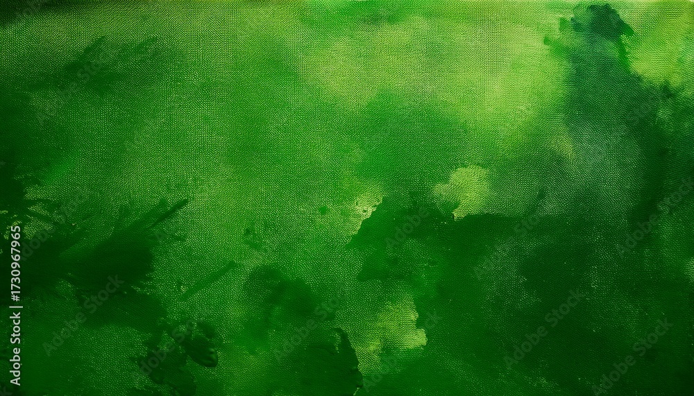 Obraz premium Watrcolor Abstract Green Texture Background