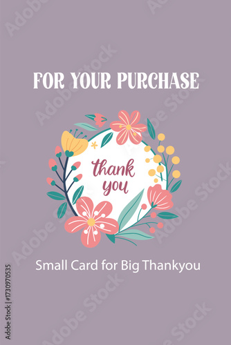 Thankyou card thank you 