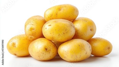  "Rustic Simplicity: Stack of Unpeeled Potatoes"