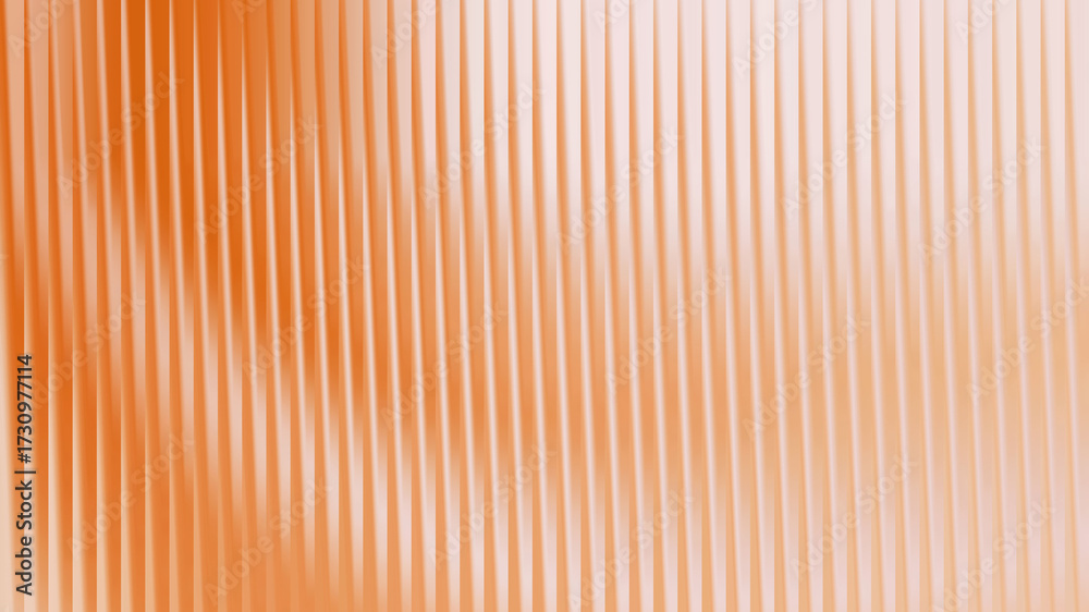 Obraz premium Abstract orange vertical line pattern background featuring a soft gradient, ideal for creating a contemporary and visually engaging design element