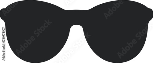 Classic black sunglasses silhouette eye protection fashion accessory summer style