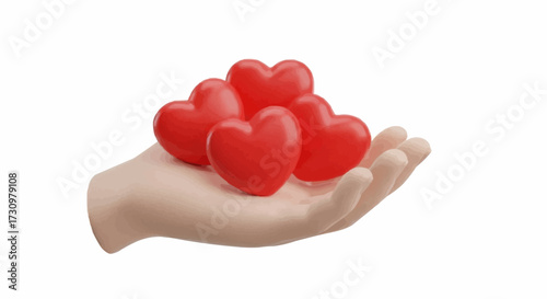 Hearts in hand