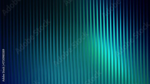 Abstract blue green background with vertical lines creates a visually appealing and modern design for various creative projects and presentations