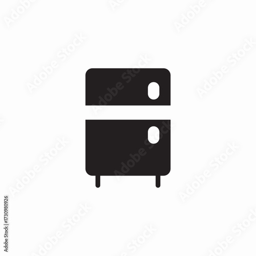 double fridge icon sign vector