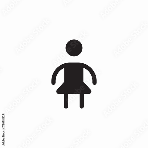 mother figure icon sign vector