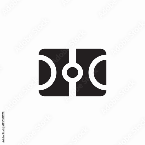 soccer game icon sign vector
