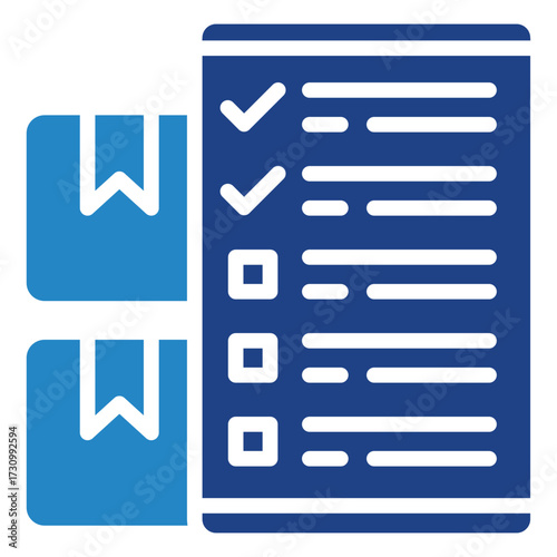 Product Survey Icon, Mini Illustration Relate To Capital Market, Market Research. Use For Modern Concept, Ui, Ux Web And App Development.