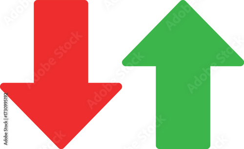 Up and Down Arrow Icons with Rounded Edges. Up and down arrow vector design. symbol of up and down arrow icons.