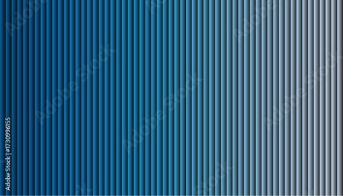 Abstract striped blue background with a metallic texture and seamless lines