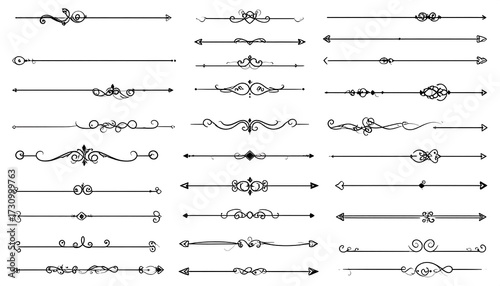 Ornate decorative dividers