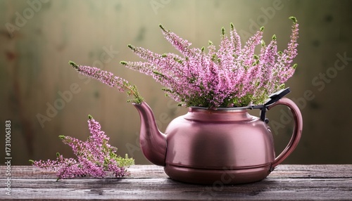 Heather In Vintage Teapot