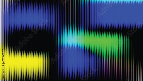 Abstract rainbow colorful wave background with glowing lines and digital texture