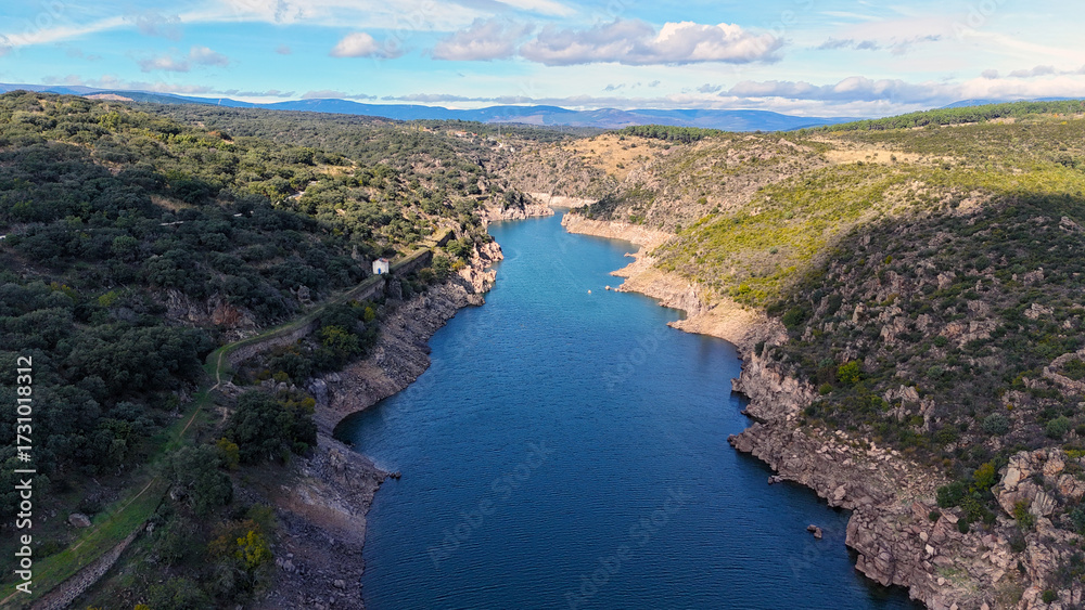 Fototapeta premium Landscape spain nature mountain adventure trip