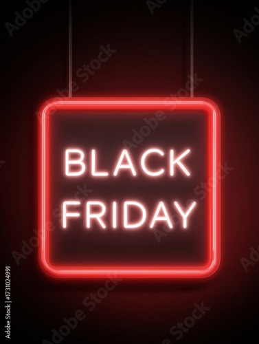 A glowing neon sign for retail and promotion announcements.