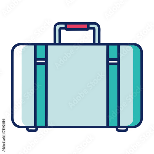 A sleek, modern suitcase, ready for adventures, with its sturdy design, is perfect for your travel needs. It suggests travel, freedom, and exploration. Generative AI
