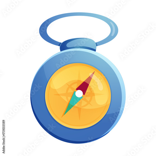 Vintage Compass Illustration - Navigational Tool for Exploration and Adventure