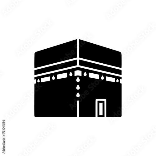Kaaba Worship Building Icon