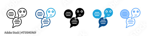Chat icon sheet multiple style collection