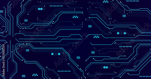 Digital Circuit Board Technology Background