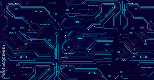 Digital Circuit Board Technology Background