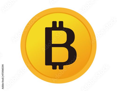 ビットコインのアイコン　仮想通貨