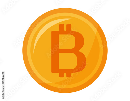 ビットコインのアイコン　仮想通貨