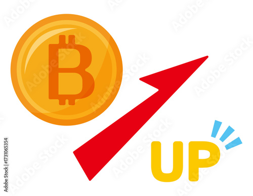 ビットコインのアイコン　仮想通貨