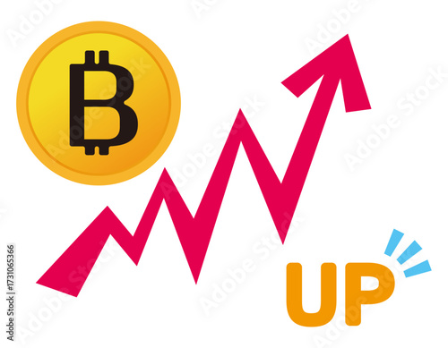 ビットコインのアイコン　仮想通貨