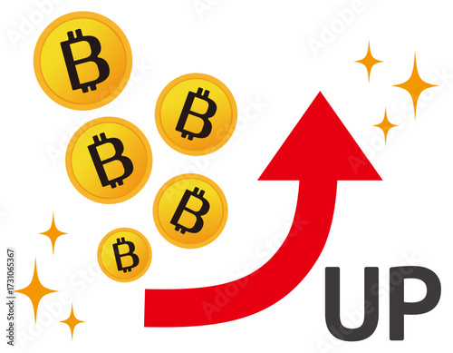 ビットコインのアイコン　仮想通貨
