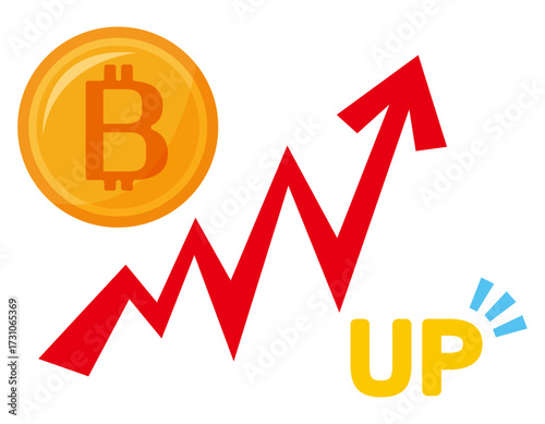 ビットコインのアイコン　仮想通貨