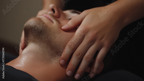 A man is getting a massage