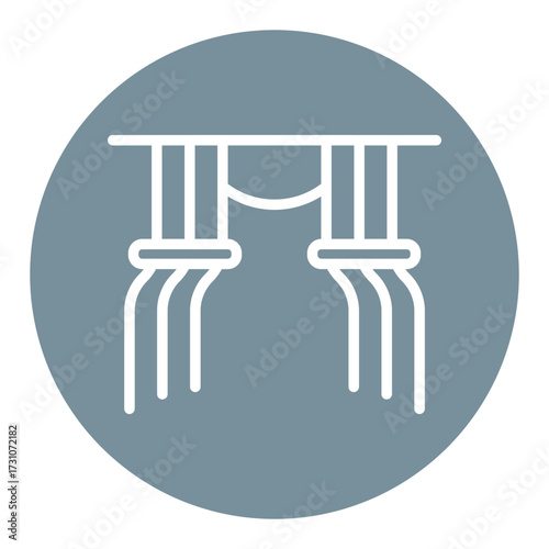 Curtains Vector Icons