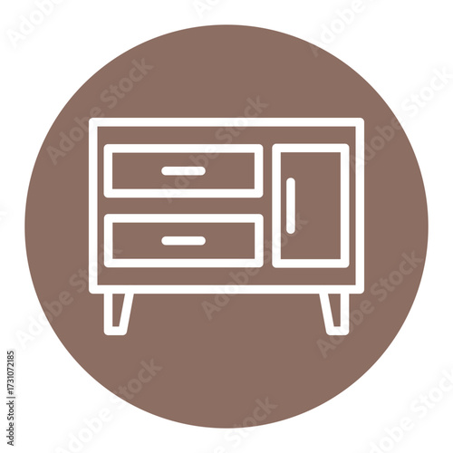 Drawer Table Vector Icons