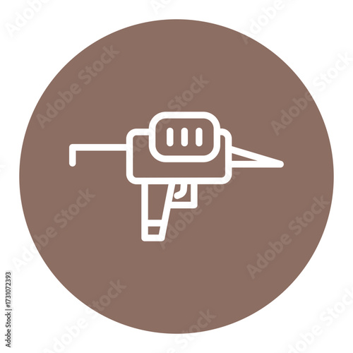 Caulking Gun Vector Icons