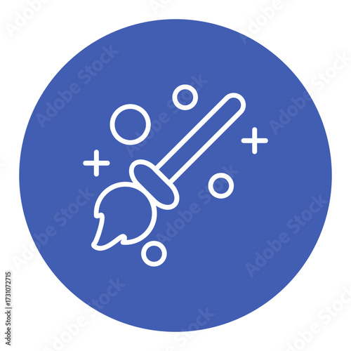 Flying Broom Vector Icons