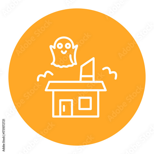 Ghost Castle Vector Icons