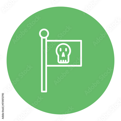 Pirate Flag Vector Icons